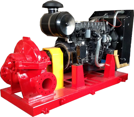 Bơm cứu hỏa Ebara động cơ Diesel 2 cửa hút-TNHH CƠ ĐIỆN NGUYÊN SINH
